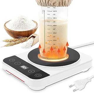 Tour de cou à levure naturelle, avec contrôle précis de 21 °C à 38 °C, précis 1 ° F réglable (70-100 °F), minuterie de 12 heures, parfait pour la fermentation levée