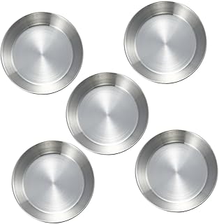 CLISPEED 5 pièces Bols Sauce Acier Inoxydable Petits Récipients pour Trempette et Épices Ustensiles de Cuisine Acier pour Snacks Sauces Apéritifs