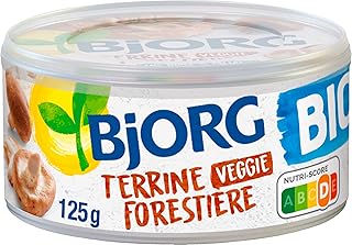 BJORG - Terrine Forestière Bio - Recette Veggie - Terrine Végétarien Sans Huile De Palme - 125 G