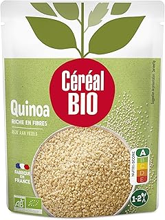 Céréal Bio Quinoa Au Naturel - Sachet Micro-ondable, Rapide Ã€ Réchauffer - Végan Et Bio - 220g - 202645