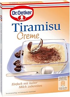 Dr. Oetker - Cream Tiramisu (Creme Tiramisu) | Poids Total 70 grams